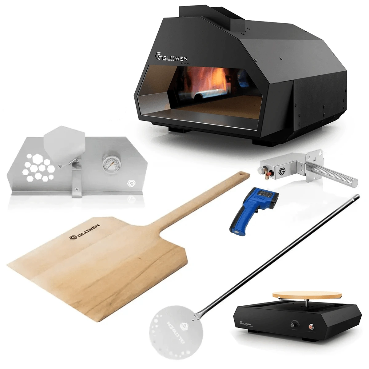 Glowen Raptor Black - Essential Auto Rotating Bundle