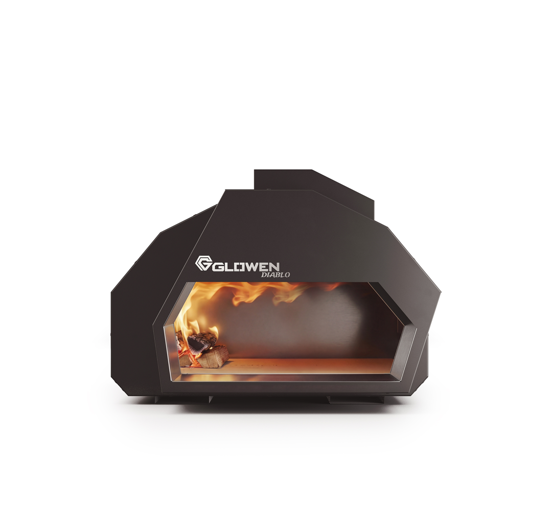 Glowen Diablo Black Wood Powered Pizza Oven