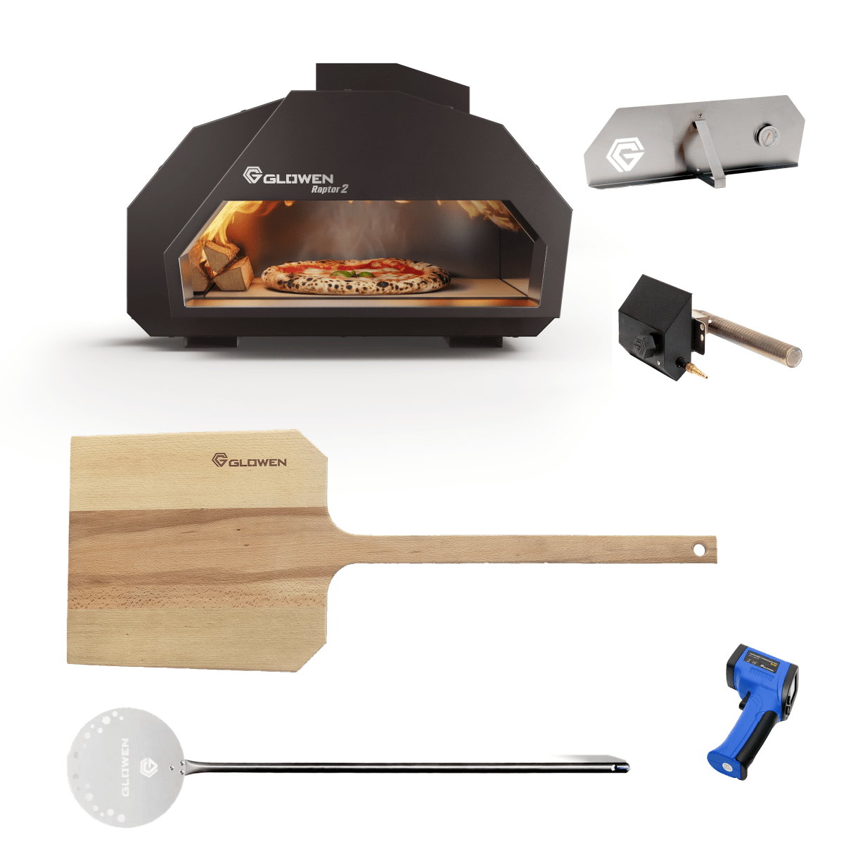Glowen Raptor 2 Black - Essential Bundle - Glowen