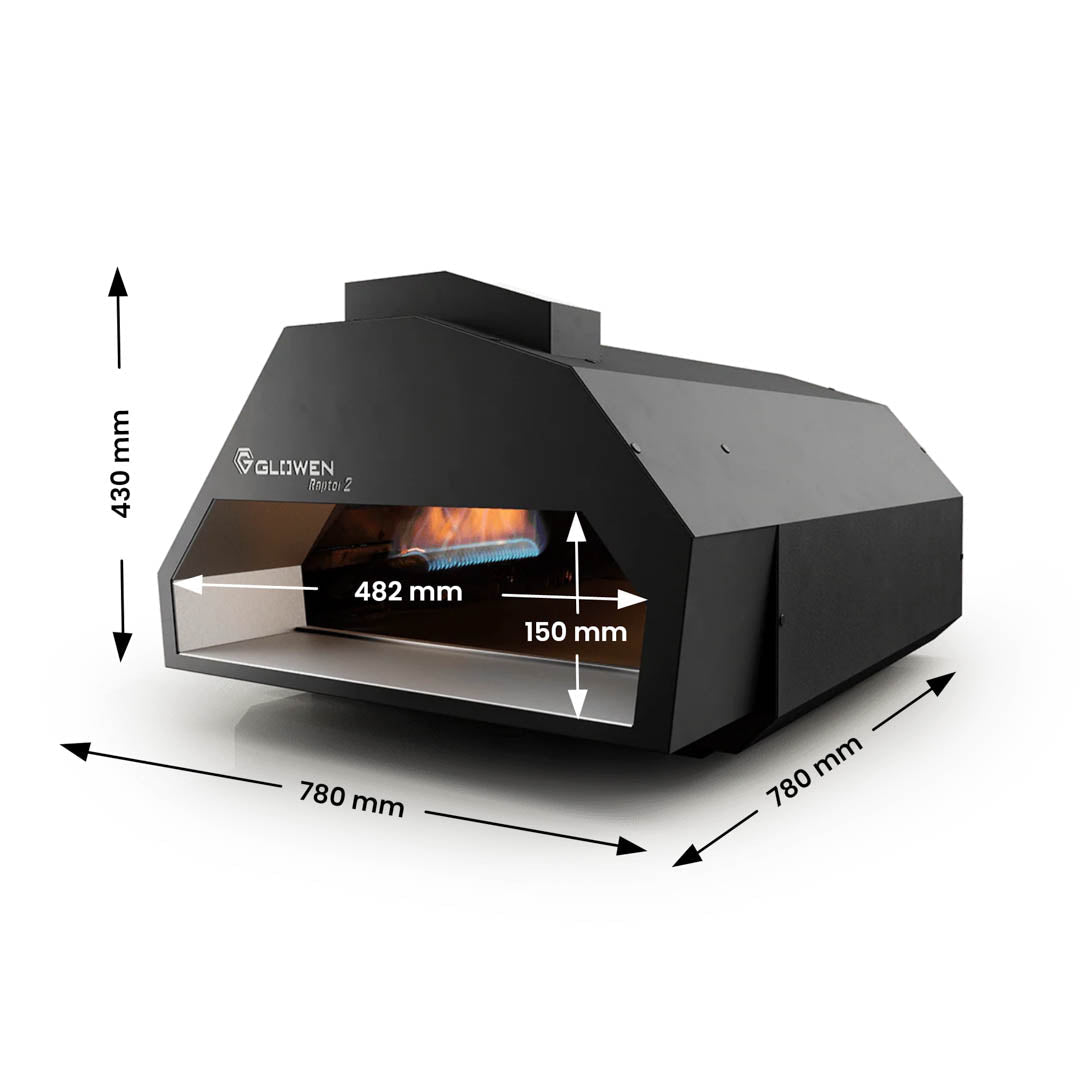 Glowen Raptor 2 Multi-Fuel Pizza Oven - Glowen