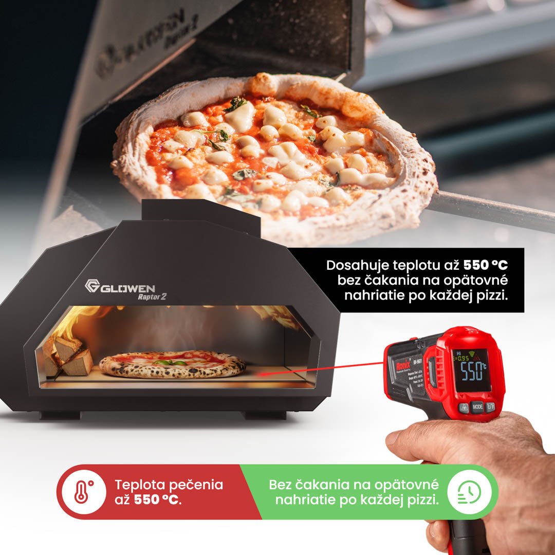 Glowen Raptor 2 Multi-Fuel Pizza Oven - Glowen