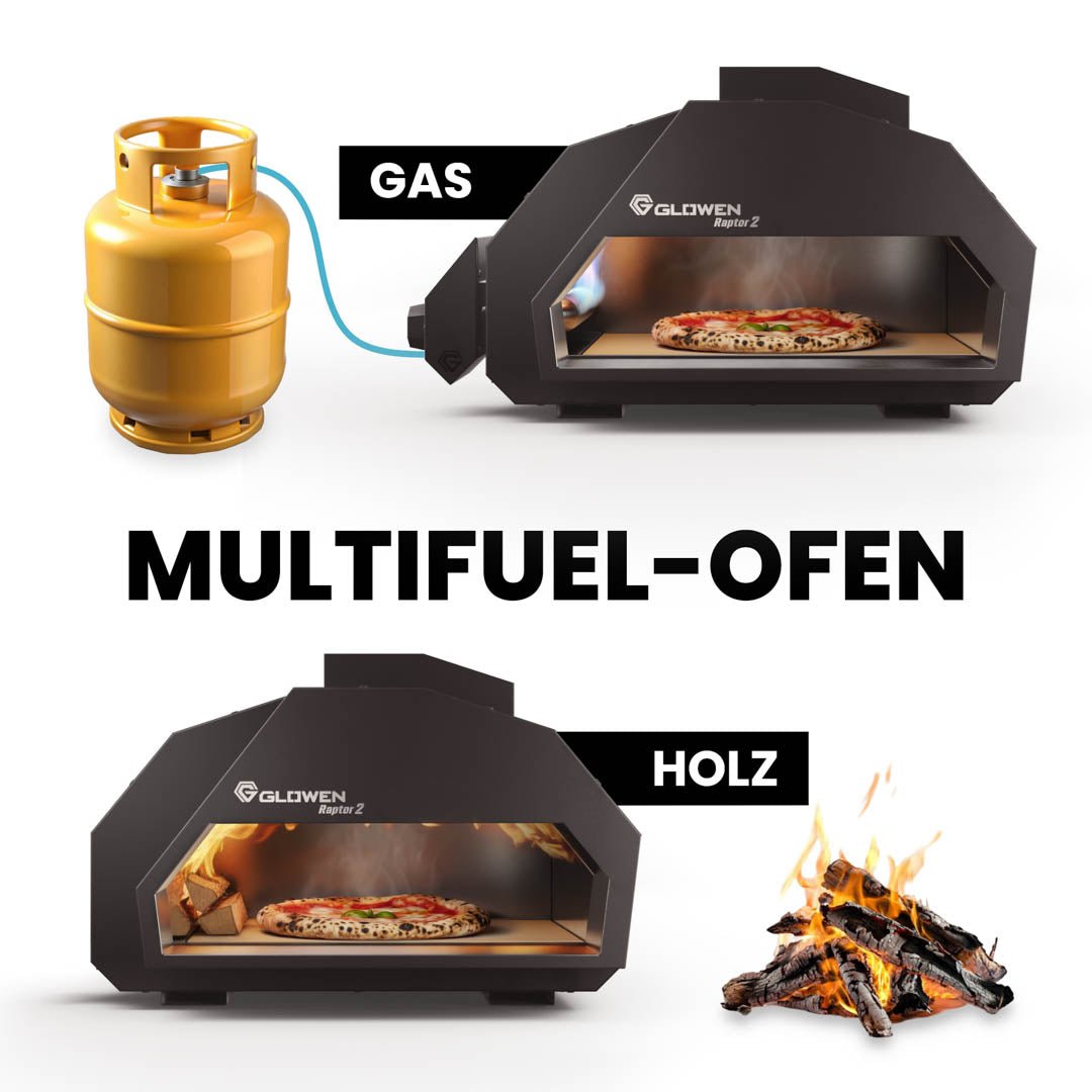 Glowen Raptor 2 Multi-Fuel Pizza Oven - Glowen