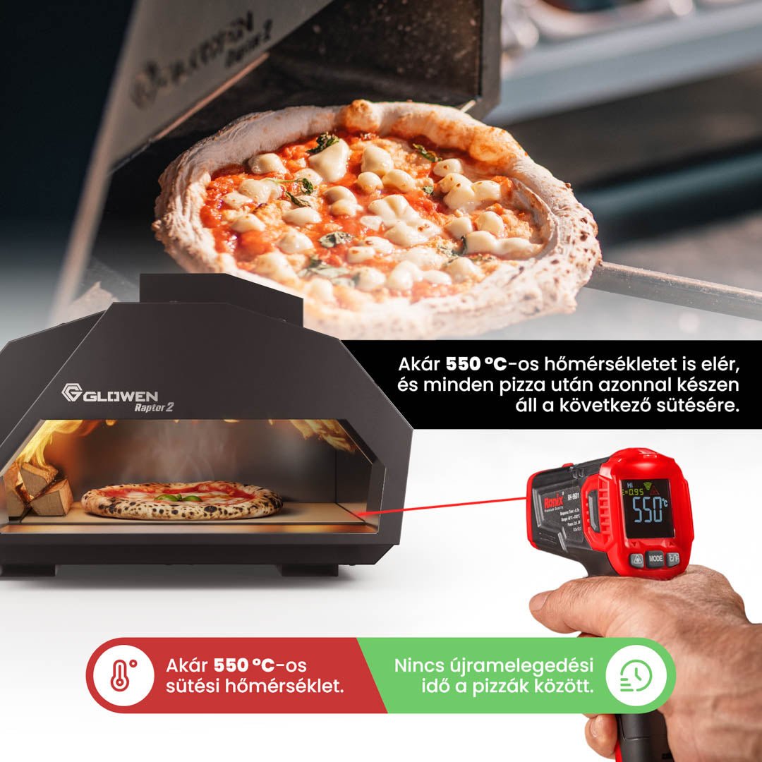 Glowen Raptor 2 Multi-Fuel Pizza Oven - Glowen