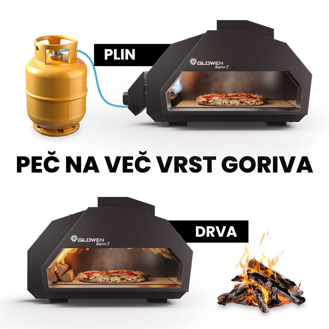 Glowen Raptor 2 Multi-Fuel Pizza Oven - Glowen
