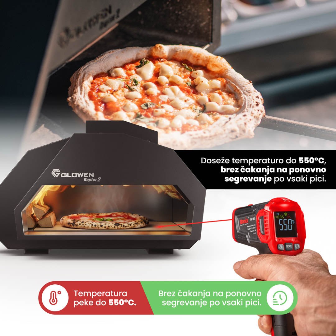 Glowen Raptor 2 Multi-Fuel Pizza Oven - Glowen