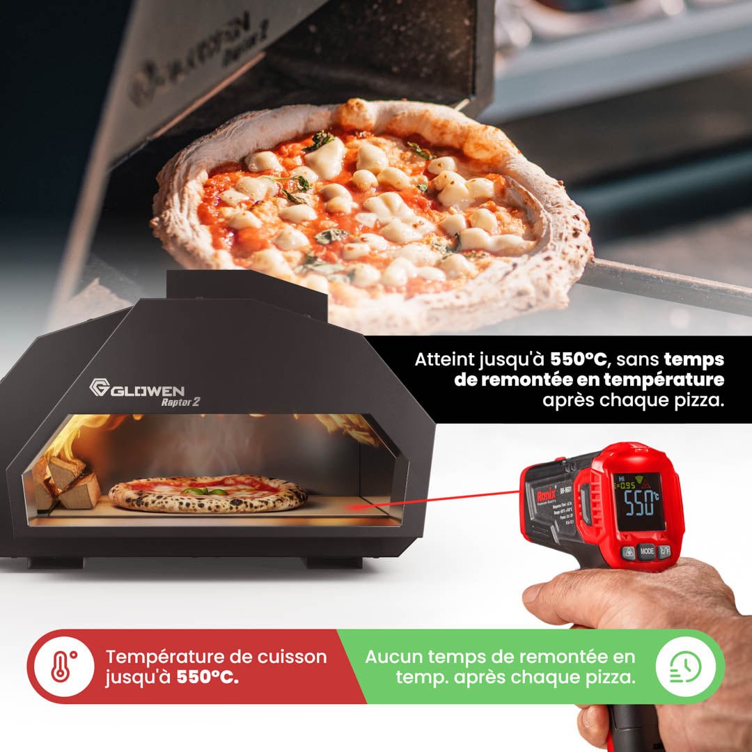 Glowen Raptor 2 Multi-Fuel Pizza Oven - Glowen