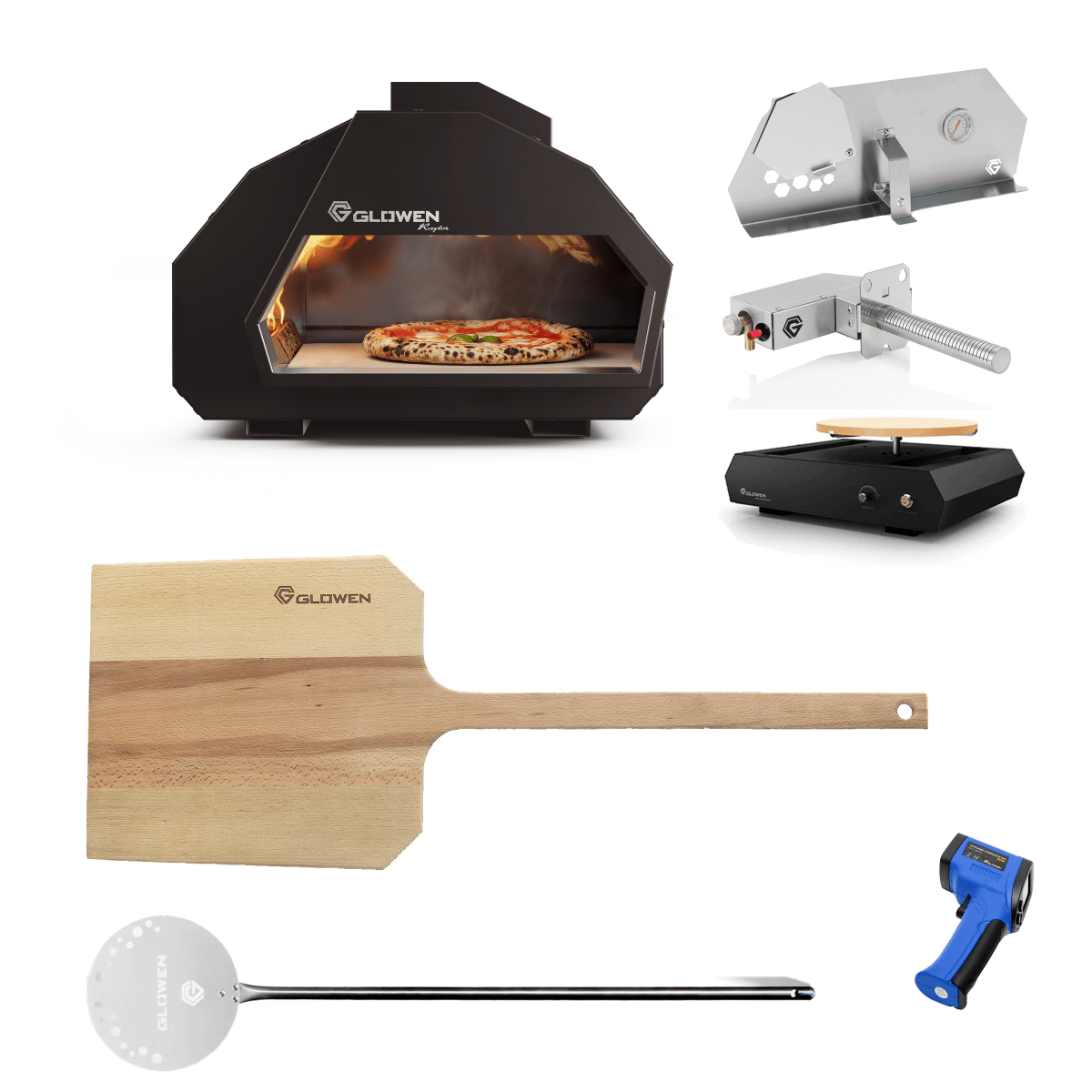 Glowen Raptor Black - Essential Auto Rotating Bundle - Glowen
