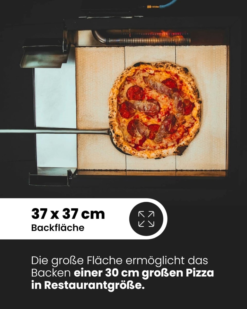 Glowen Raptor Black Multi-Fuel Pizza Oven - Glowen