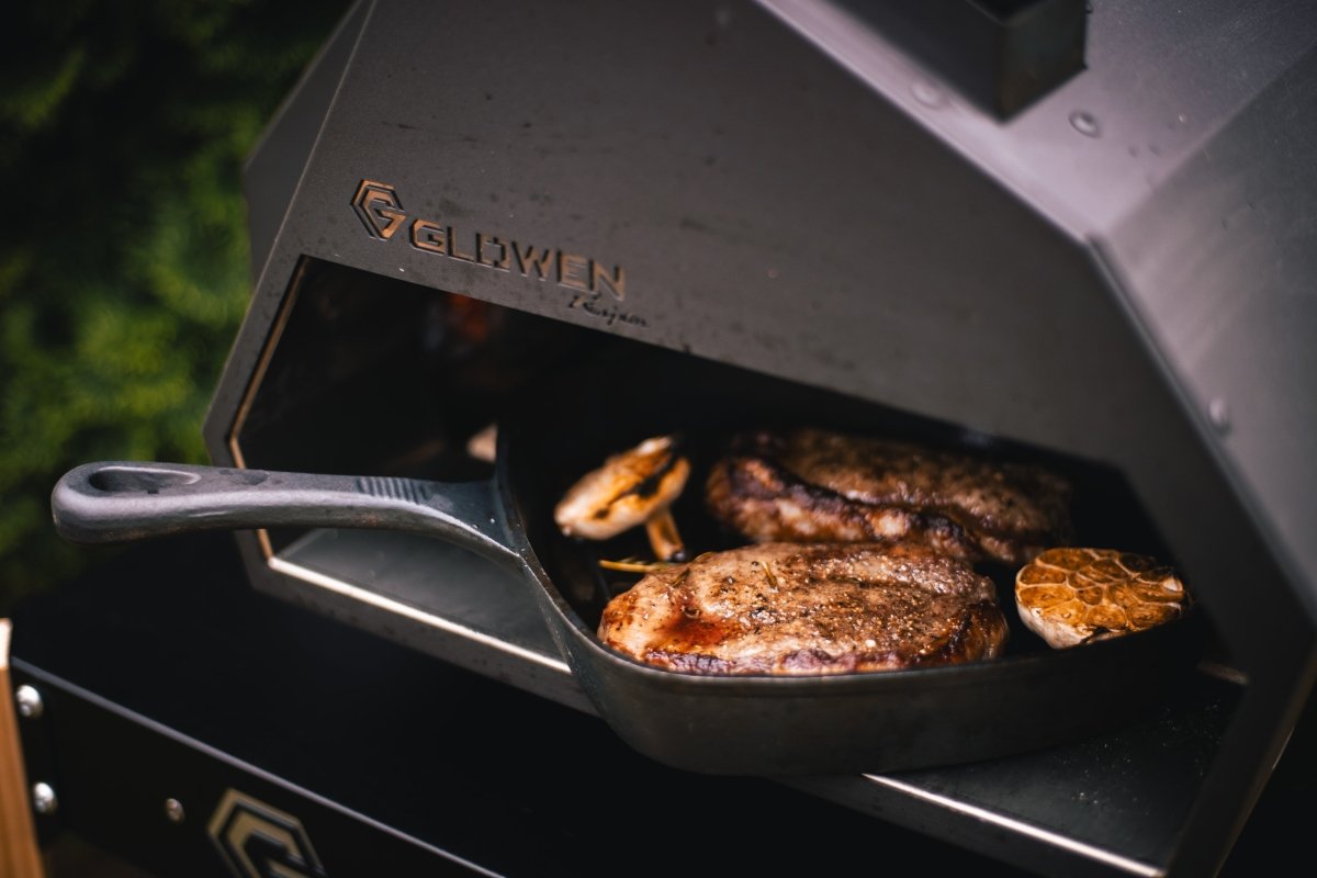 Glowen Raptor Black Multi - Fuel Pizza Oven - Glowen