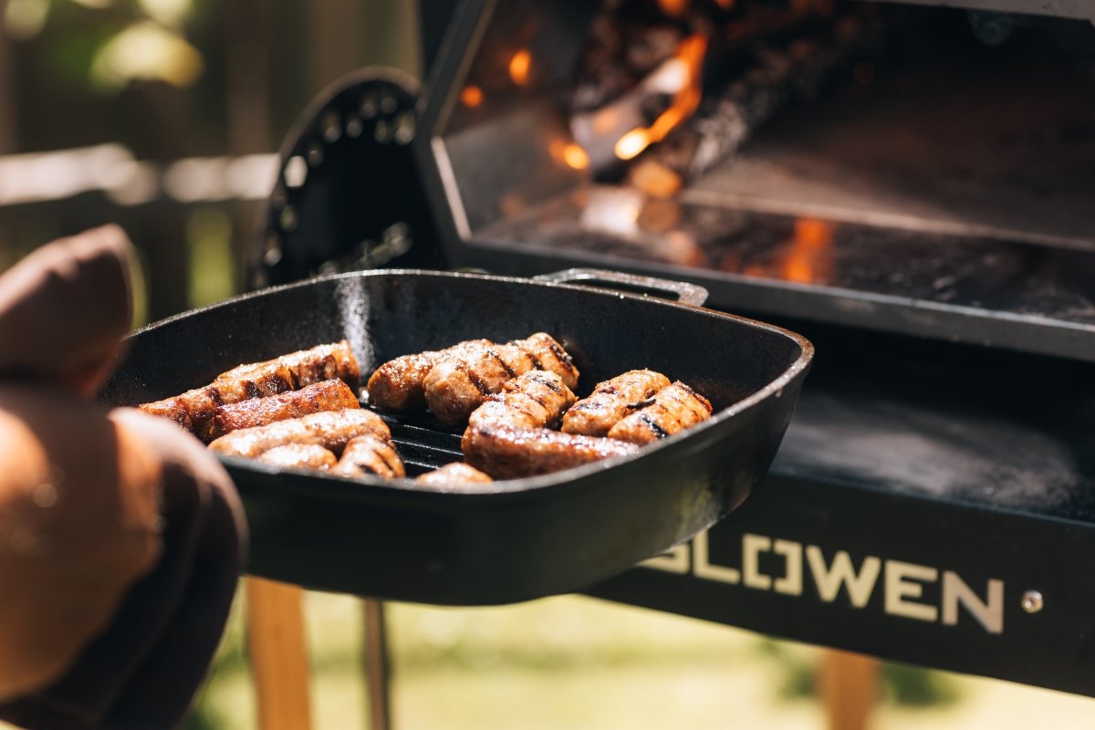 Glowen Raptor Black Multi - Fuel Pizza Oven - Glowen