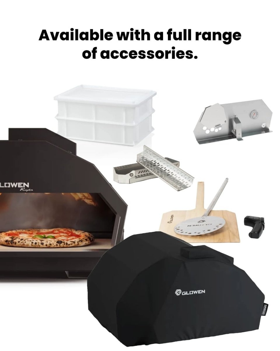 Glowen Raptor Black Multi-Fuel Pizza Oven - Glowen