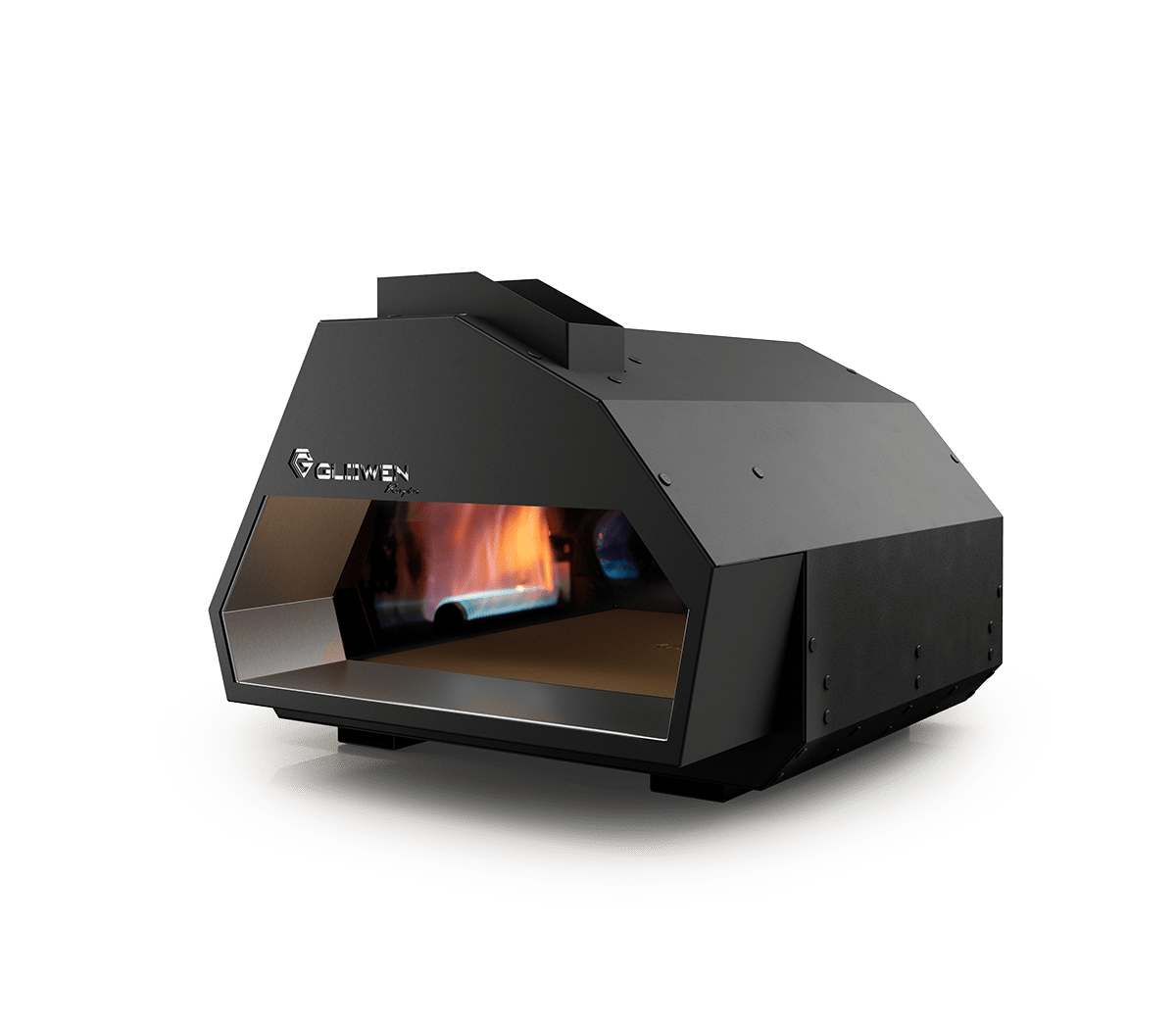 Glowen Raptor Black Multi - Fuel Pizza Oven - Glowen