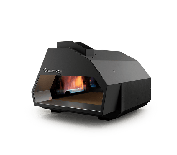 Glowen Raptor Multi-Brennstoff Pizzaofen in Schwarz