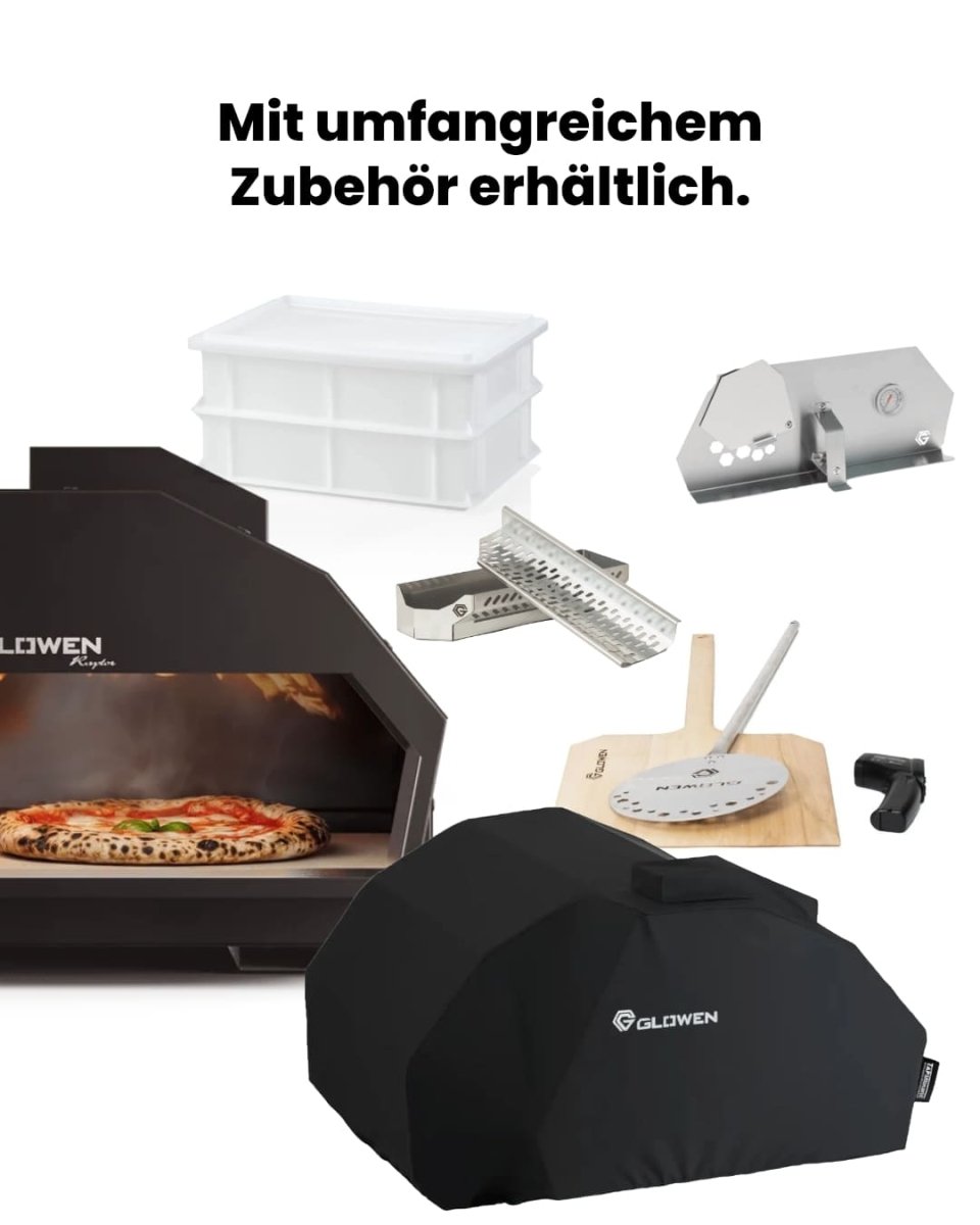 Glowen Raptor Black Multi-Fuel Pizza Oven - Glowen